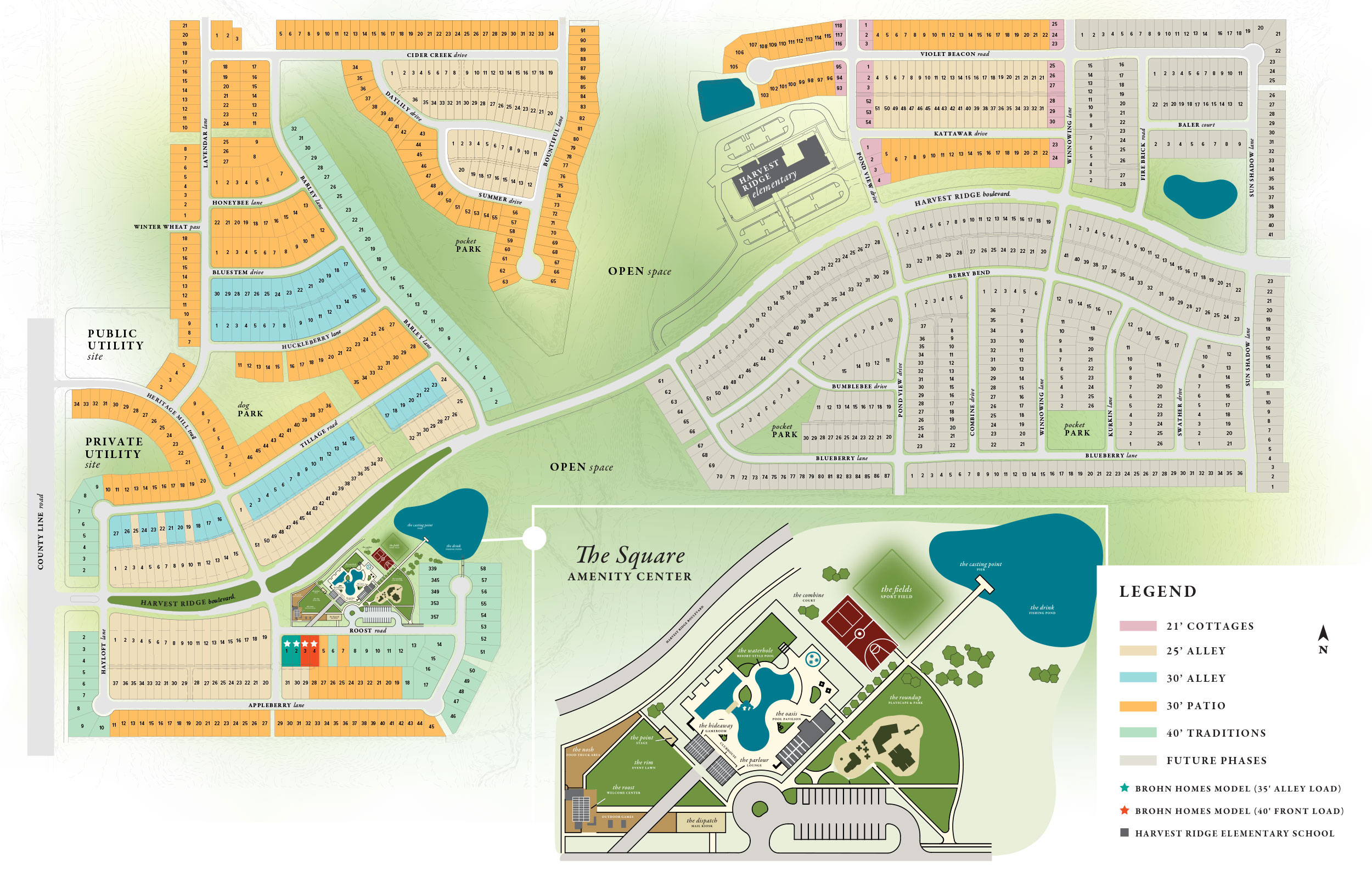 Harvest Ridge Neighborhood Map