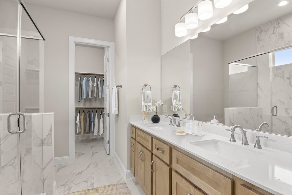 furnished bathroom