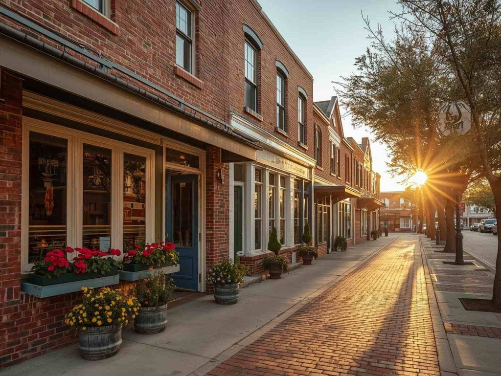 Spring, Texas aerial view of suburban community with green spaces, residential neighborhoods, and modern development near Houston