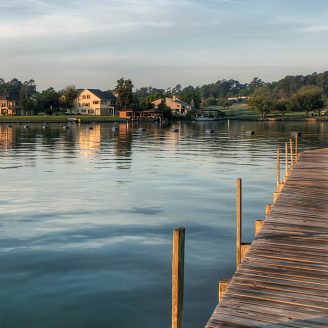 Conroe, Texas parks and trails with waterfront recreation, green spaces, and outdoor activities—nature lifestyle for new home residents near Houston