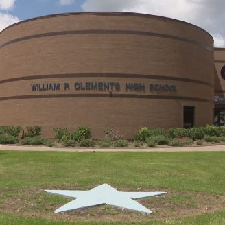 William A Clements High School in Sugar Land, Texas—excellent top-rated schools attracting families to new homes in the Houston area