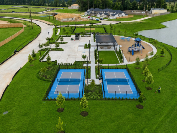 Cielo is a new home community with amenities like a pickleball court, playscape, and an event lawn.